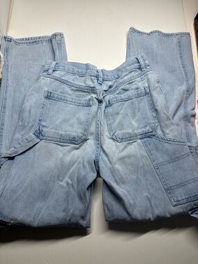 Light Wash Carpenter Jeans - Classic Pocket Back